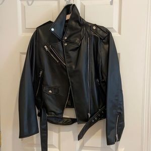 Zara leather jacket